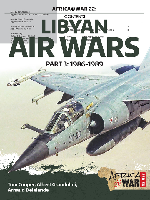 Title details for Libyan Air Wars by Tom Cooper - Available